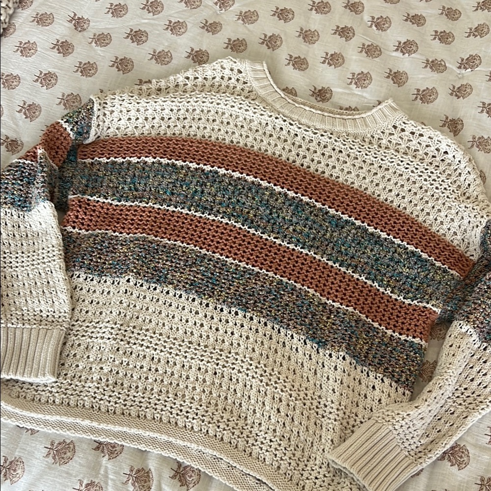 AE Multicolor Striped Sweater